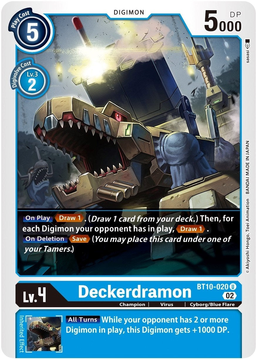 Deckerdramon (10020) [BT10] - Digimon Card Game Single