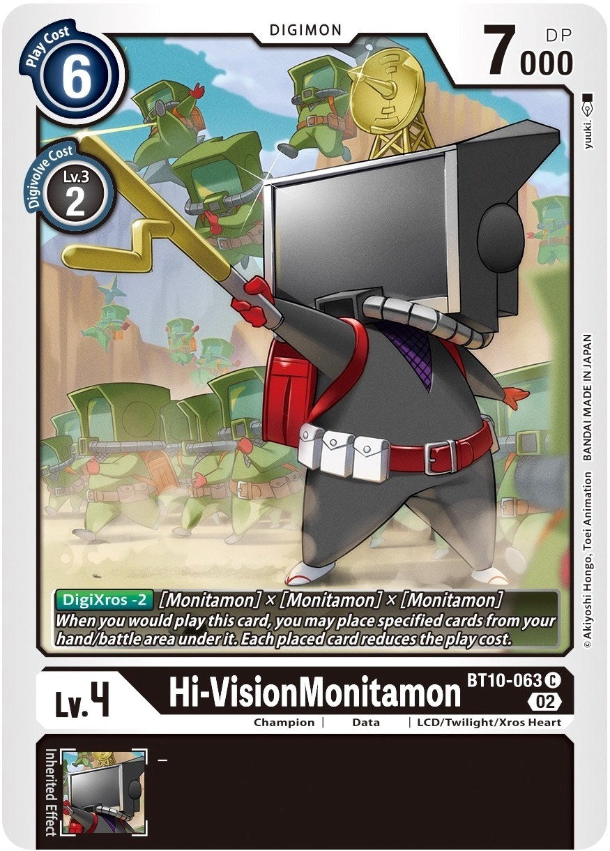 Hi-VisionMonitamon (10063) [BT10] - Digimon Card Game Single