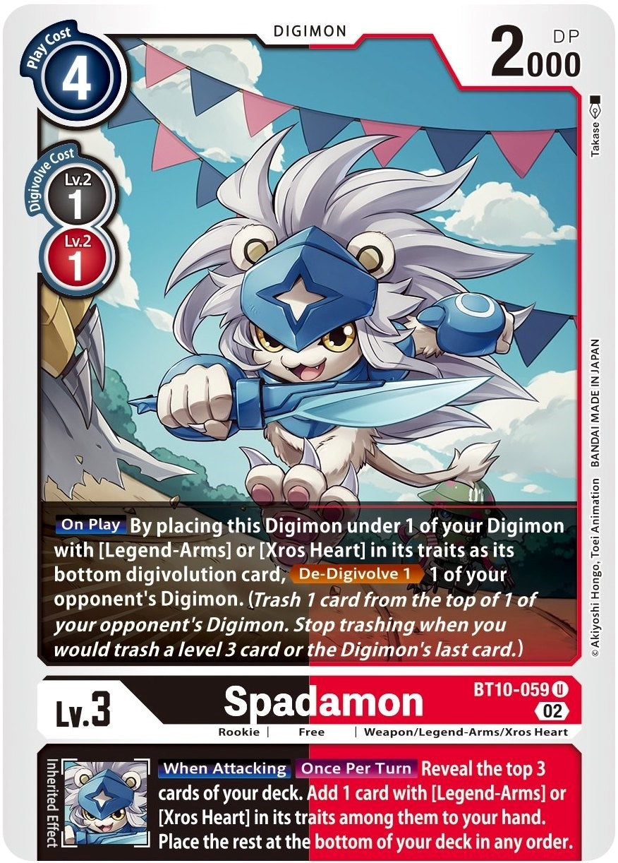 Spadamon (10059) [BT10] - Digimon Card Game Single