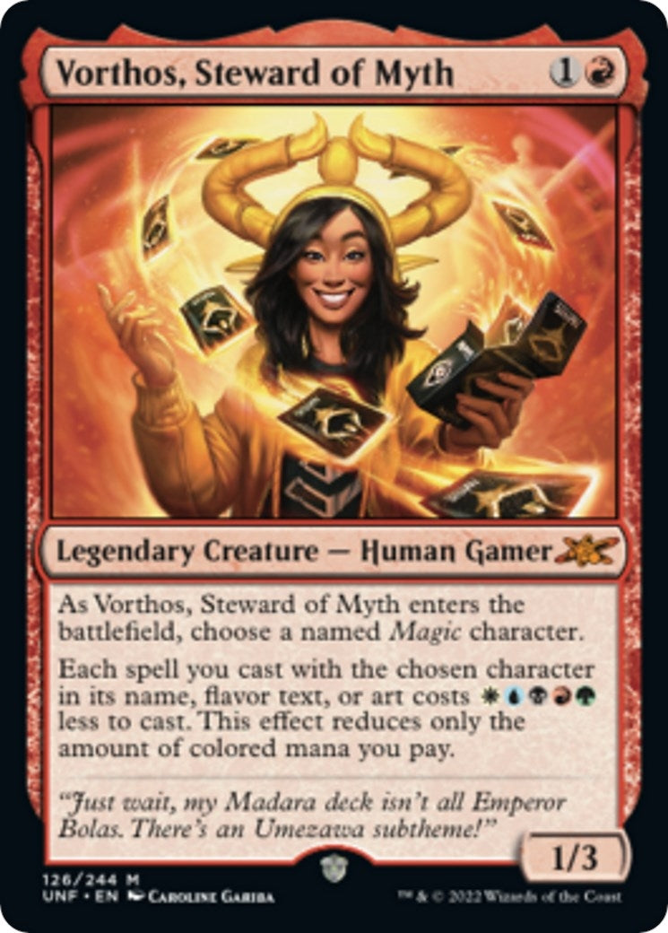 Vorthos Steward of Myth (126) [UNF] - MTG Single