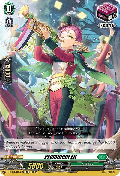 Prominent Elf (1014) [D-TD01] - Cardfight Vanguard Single