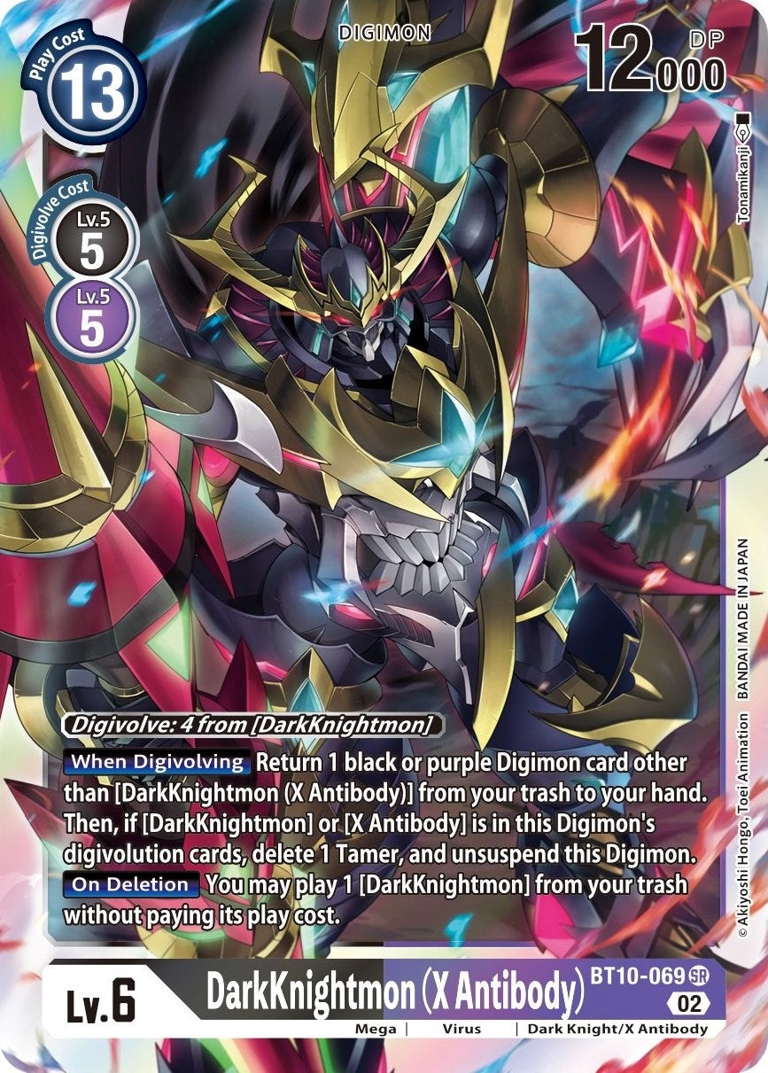 DarkKnightmon (X Antibody) (10069) [BT10] - Digimon Card Game Single