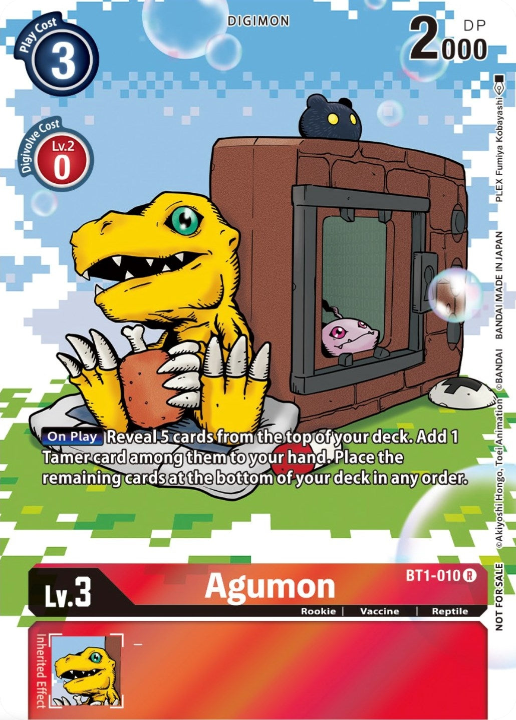 Agumon - BT1-010 (25th Special Memorial Pack) (1010) [BT01-03] - Digimon Card Game Single