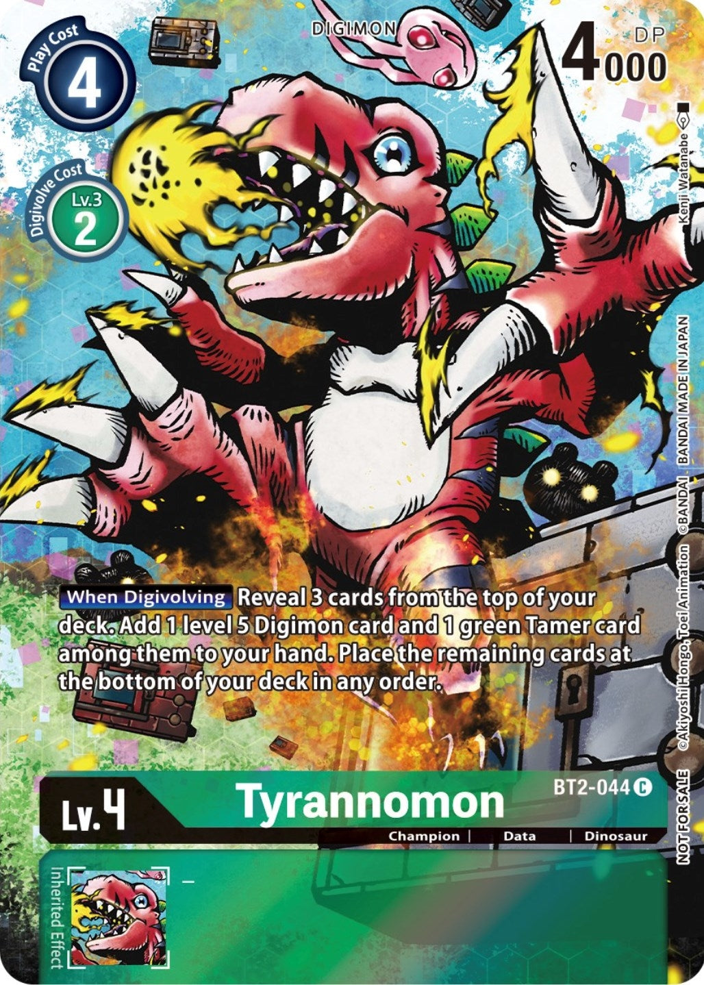 Tyrannomon - BT2-044 (25th Special Memorial Pack) (2044) [BT01-03] - Digimon Card Game Single
