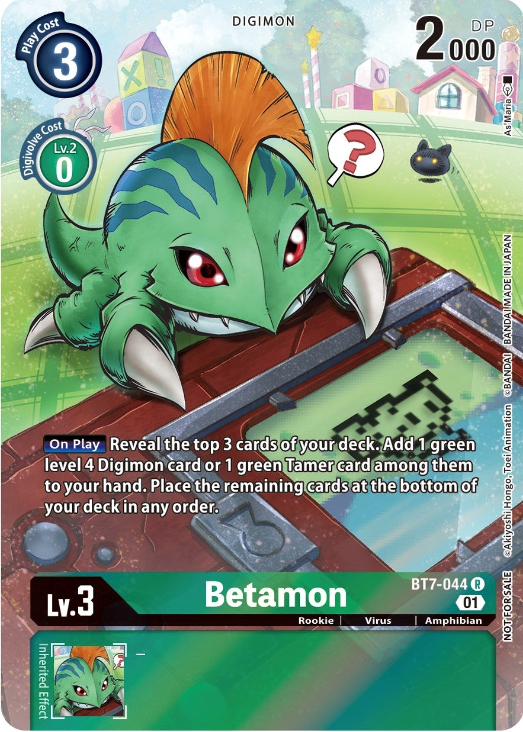 Betamon (25th Special Memorial Pack) (7044) [BT07] - Digimon Card Game Single