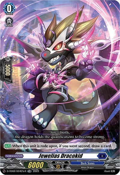 Jewelias Dracokid (Foil) (2004) [D-TD02] - Cardfight Vanguard Single