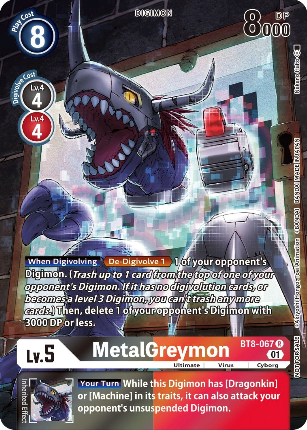 MetalGreymon (25th Special Memorial Pack) (8067) [BT08] - Digimon Card Game Single