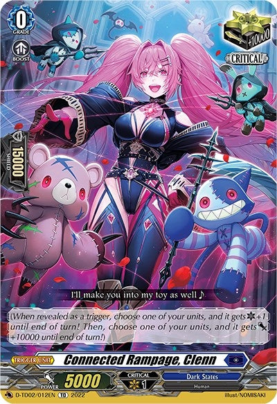Connected Rampage Clenn (2012) [D-TD02] - Cardfight Vanguard Single