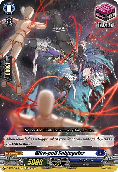 Wire-pull Subjugater (2014) [D-TD02] - Cardfight Vanguard Single