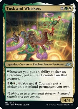 Tusk and Whiskers (182) [UNF] - MTG Single