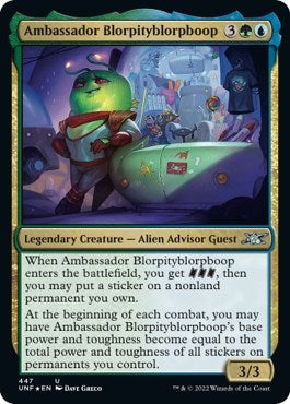 Ambassador Blorpityblorpboop (Galaxy Foil) (447) [UNF] - MTG Single