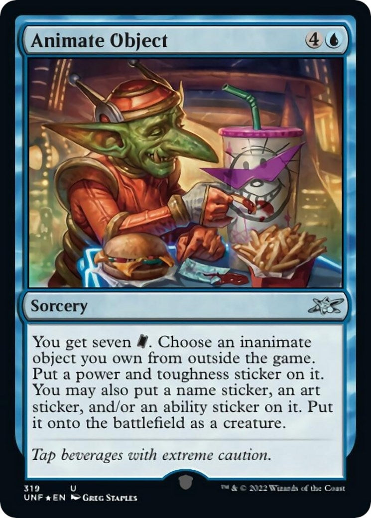 Animate Object (Galaxy Foil) (319) [UNF] - MTG Single