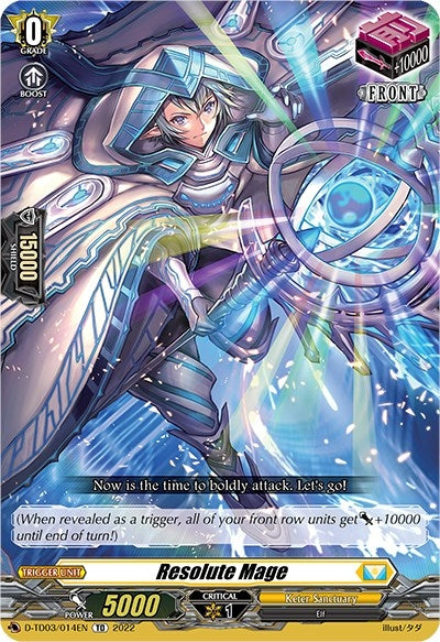 Resolute Mage (3014) [D-TD03] - Cardfight Vanguard Single