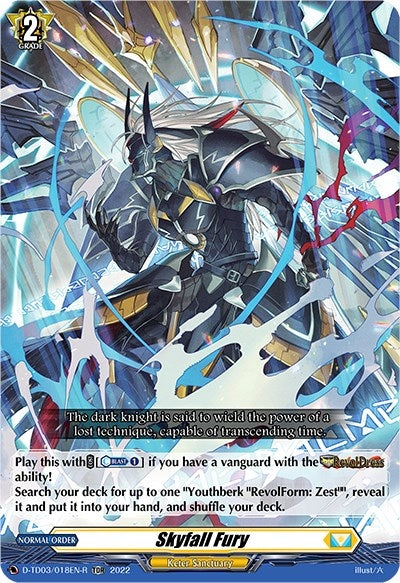 Skyfall Fury (Foil) (3018) [D-TD03] - Cardfight Vanguard Single