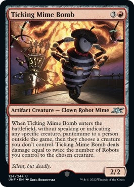 Ticking Mime Bomb (124) [UNF] - MTG Single