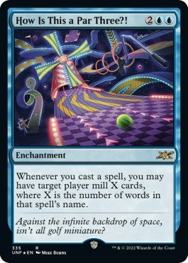 How Is This a Par Three?! (Galaxy Foil) (335) [UNF] - MTG Single