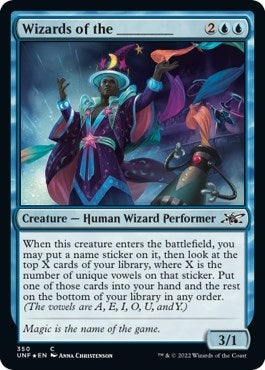 Wizards of the _______ (Galaxy Foil) (350) [UNF] - MTG Single