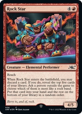 Rock Star (Galaxy Foil) (408) [UNF] - MTG Single