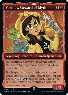 Vorthos Steward of Myth (Showcase) (Galaxy Foil) (502) [UNF] - MTG Single
