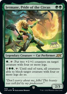 Jermane Pride of the Circus (Galaxy Foil) (430) [UNF] - MTG Single