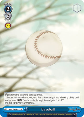 Baseball (4095) [AOT3] - Weiss Schwarz Single