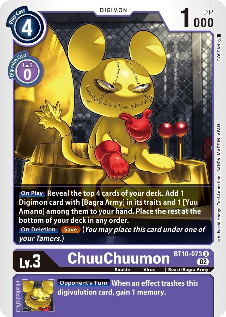 ChuuChuumon (10073) [BT10] - Digimon Card Game Single