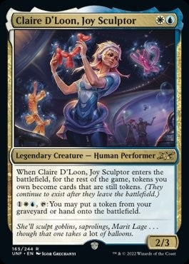 Claire D’Loon Joy Sculptor (165) [UNF] - MTG Single