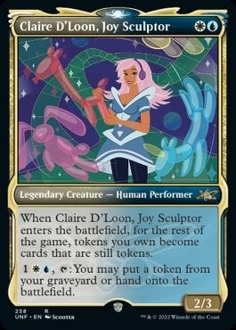 Claire D’Loon Joy Sculptor (Showcase) (258) [UNF] - MTG Single