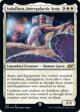 Solaflora Intergalactic Icon (Galaxy Foil) (313) [UNF] - MTG Single