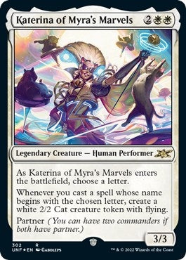 Katerina of Myra’s Marvels (Galaxy Foil) (302) [UNF] - MTG Single