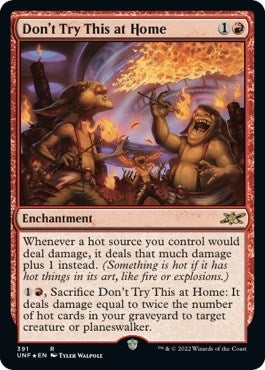 Don’t Try This at Home (Galaxy Foil) (391) [UNF] - MTG Single