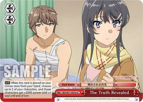The Truth Revealed (77070) [SHS/W56] - Weiss Schwarz Single