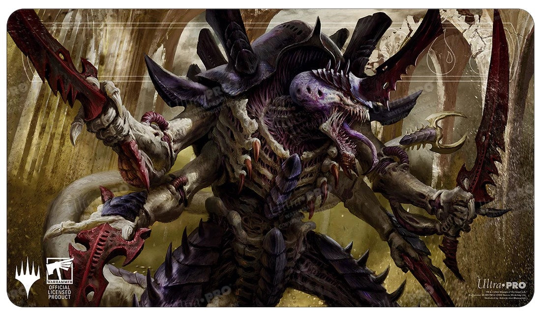 Warhammer 40K Commander The Swarmlord Playmat for Magic: The Gathering - Playmats Sealed