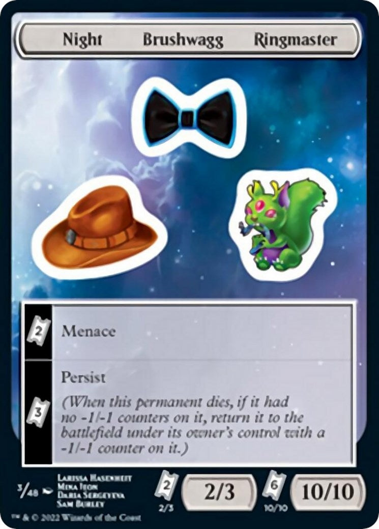 Night Brushwagg Ringmaster (0) [UNF] - MTG Single