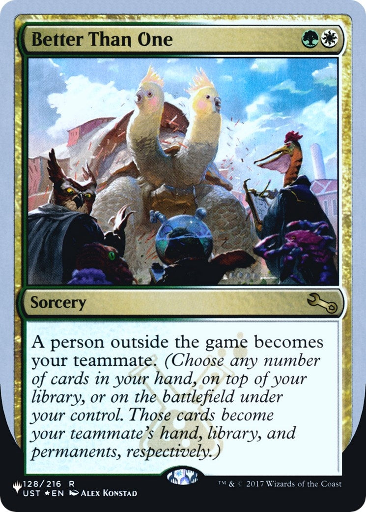 Better Than One (128) [LIST] - MTG Single