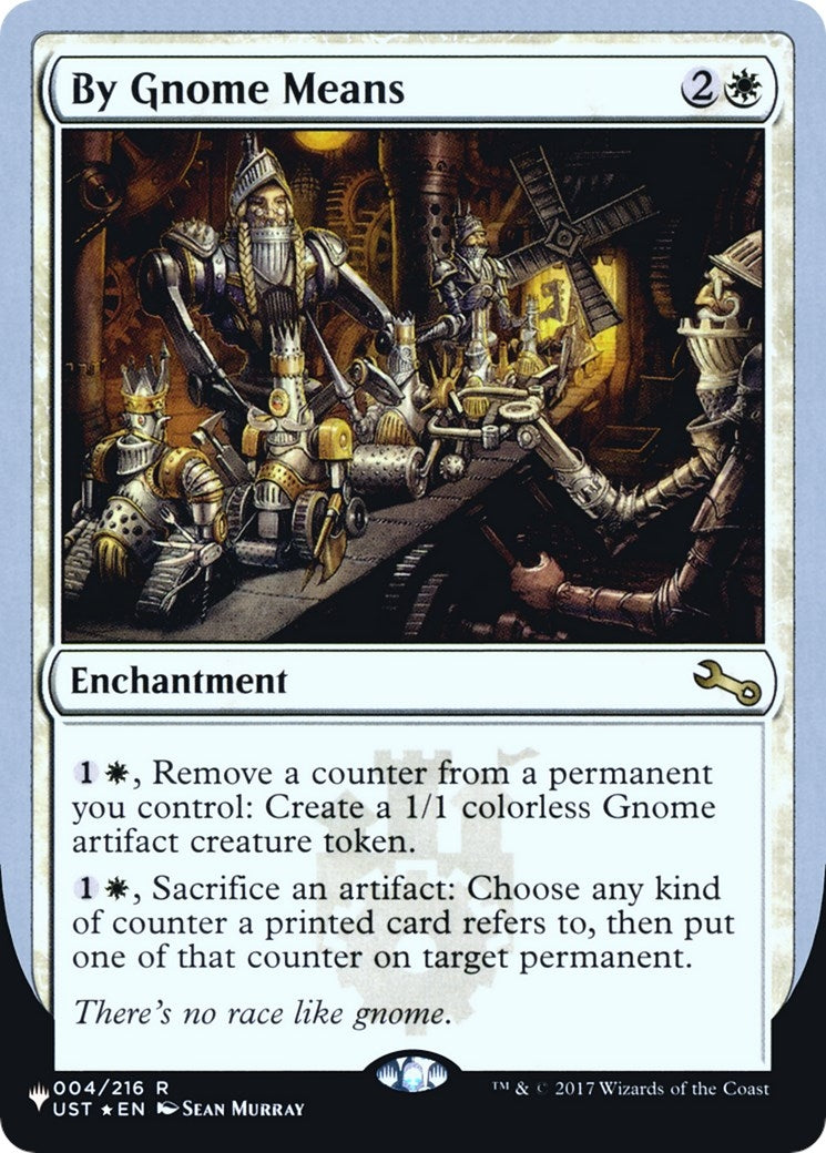 By Gnome Means (4) [LIST] - MTG Single