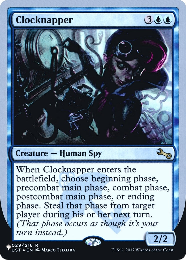 Clocknapper (29) [LIST] - MTG Single