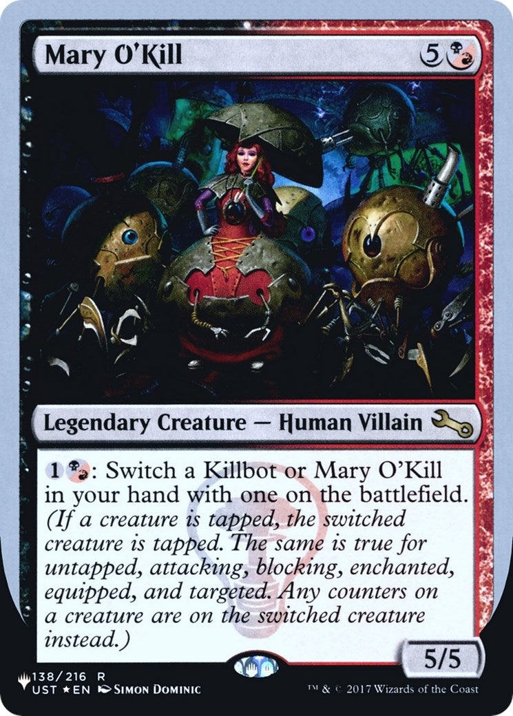 Mary O’Kill (138) [LIST] - MTG Single