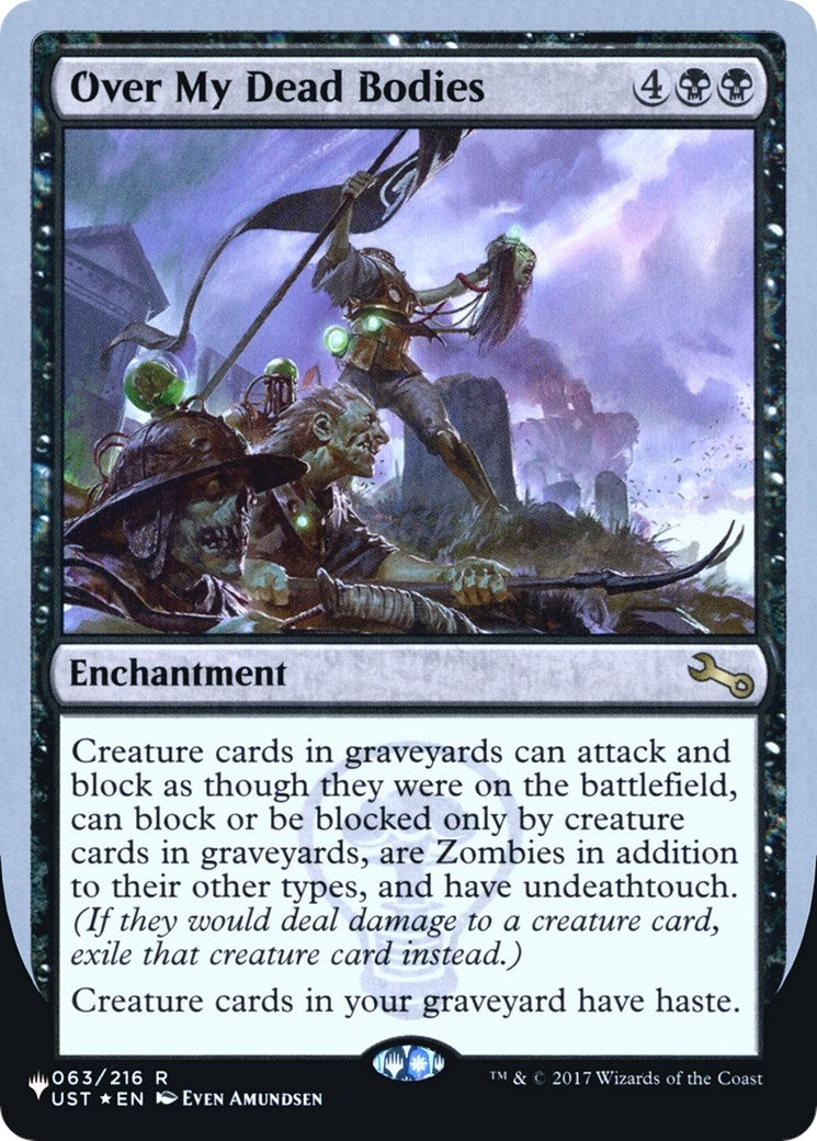Over My Dead Bodies (63) [LIST] - MTG Single