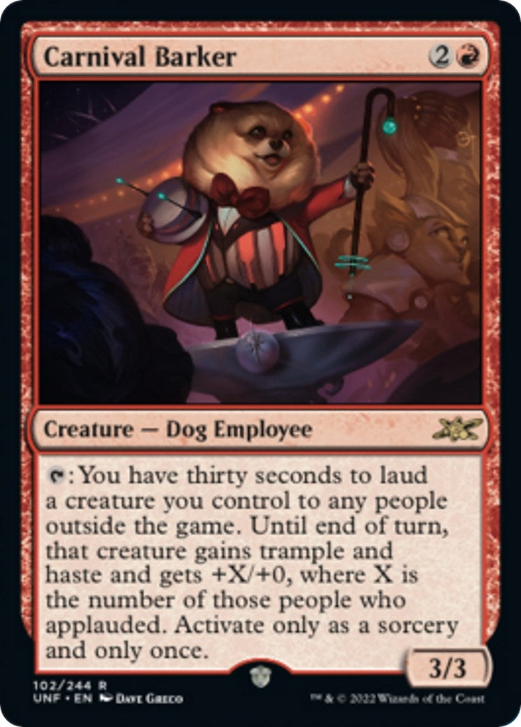 Carnival Barker (102) [UNF] - MTG Single