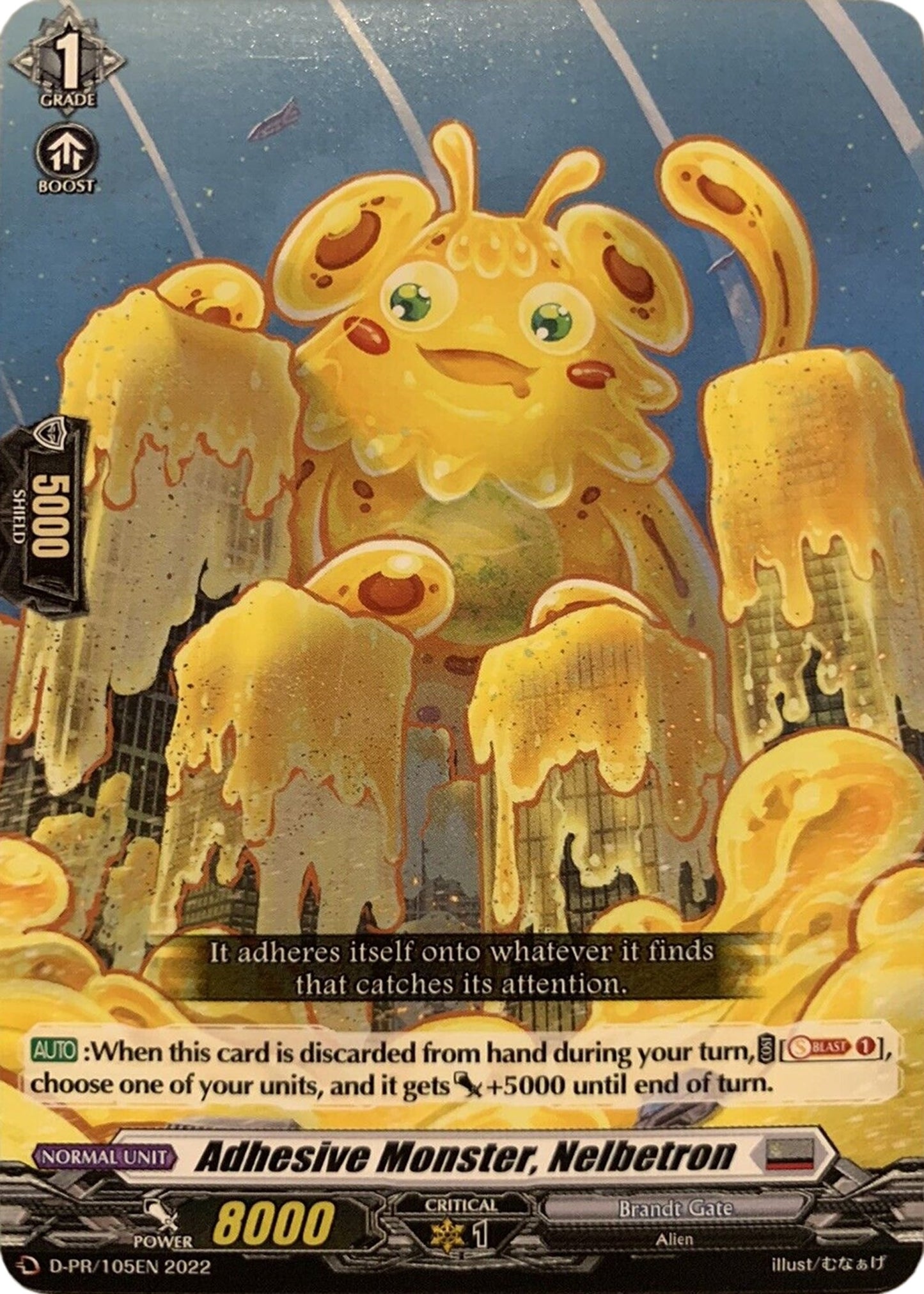 Adhesive Monster Nelbetron (105) [D-PR] - Cardfight Vanguard Single