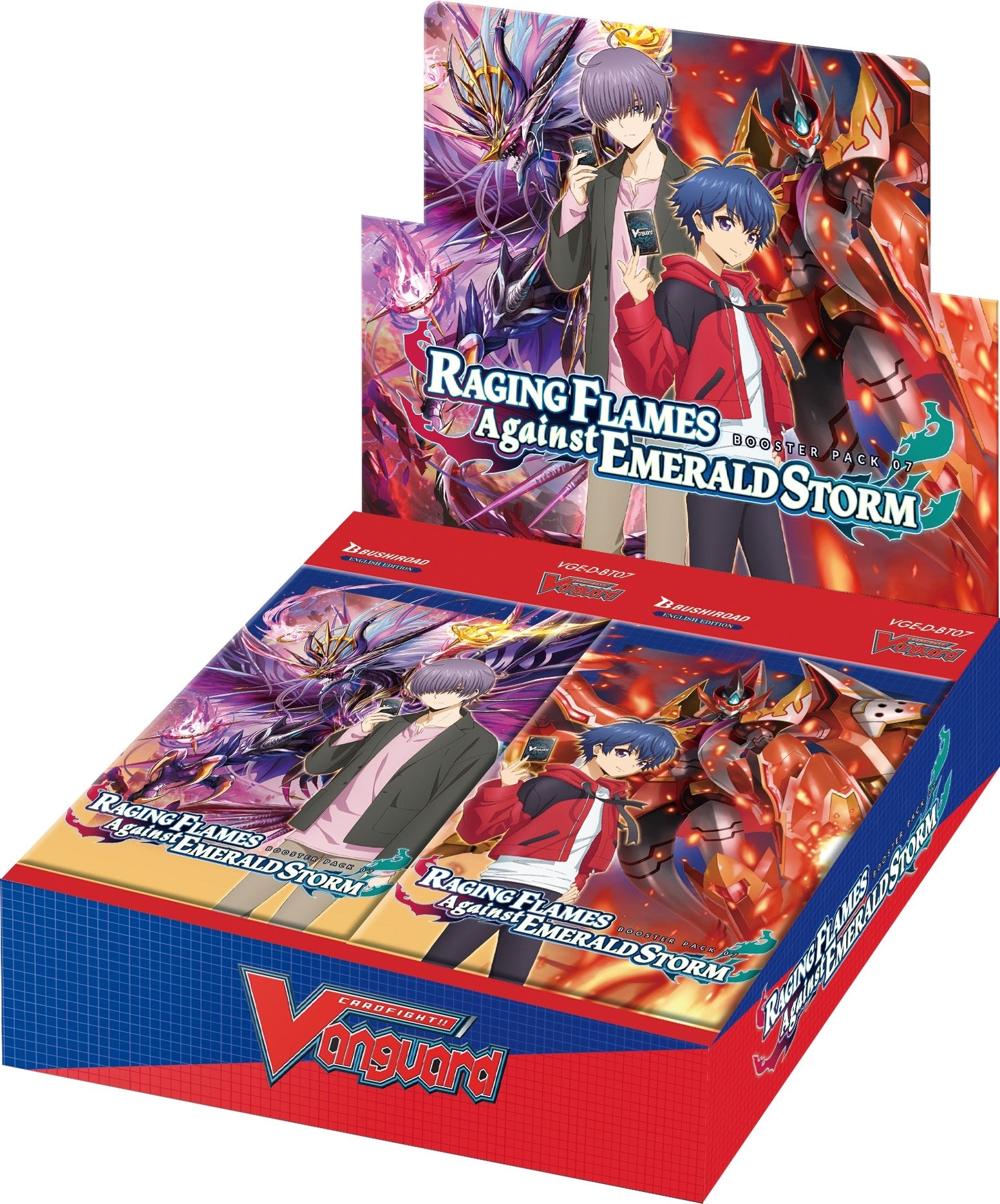 Raging Flames Against Emerald Storm Booster Box [D-BT07] - Cardfight Vanguard Sealed