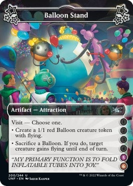 Image for Balloon Stand (5-6) (200) (Unfinity) - Magic: The Gathering