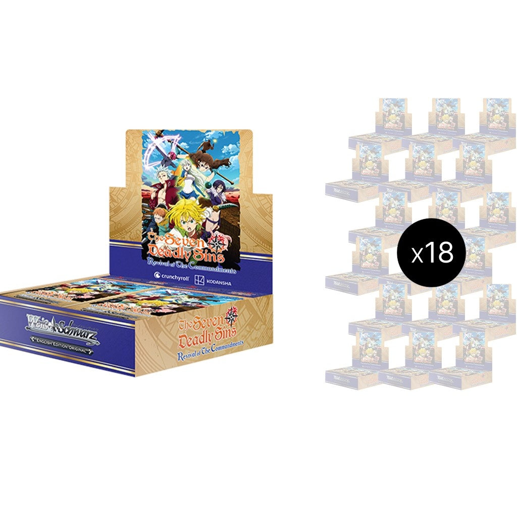 The Seven Deadly Sins: Revival of The Commandments Booster Box Case [SDS] - Weiss Schwarz Sealed