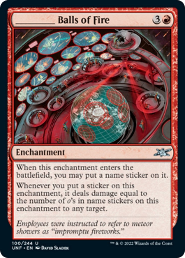 _____ Balls of Fire (100) [UNF] - MTG Single