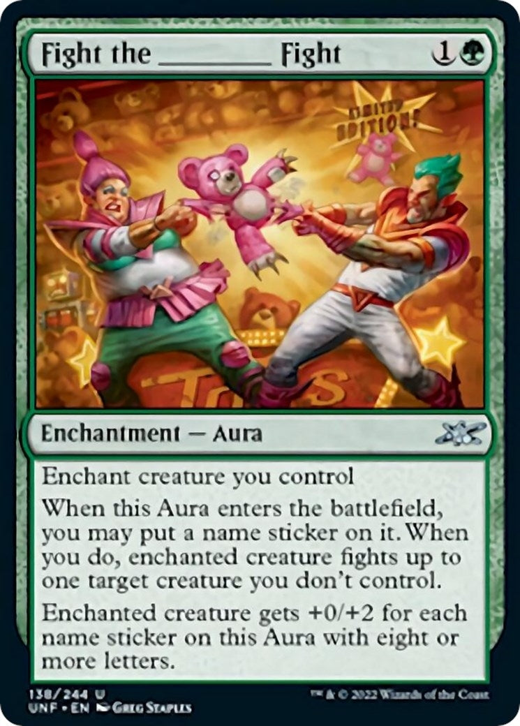Fight the _______ Fight (138) [UNF] - MTG Single