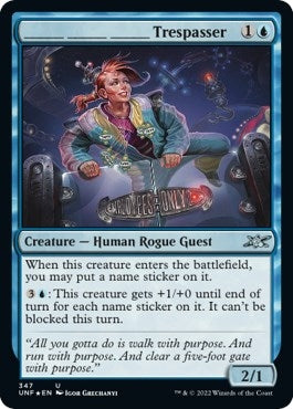 _______ _______ _______ Trespasser (Galaxy Foil) (347) [UNF] - MTG Single