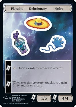 Playable Delusionary Hydra (0) [UNF] - MTG Single