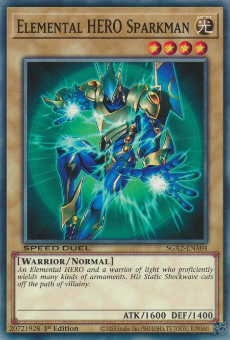 Elemental HERO Sparkman (204) (SGX2) - YuGiOh Single