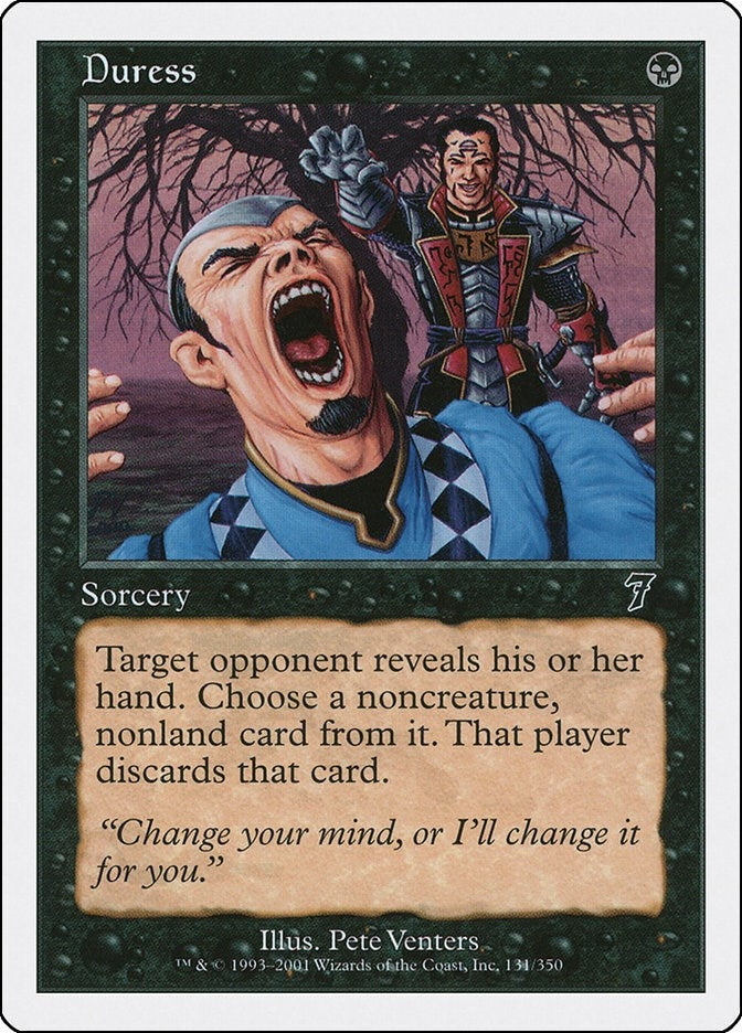 Duress (131) [7ED] - MTG Single